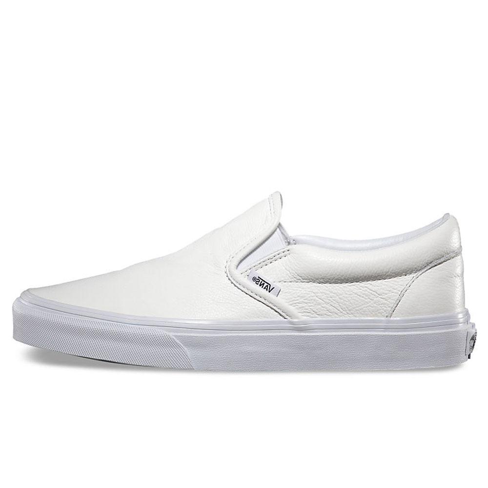 Slip on white vans leather Clearance