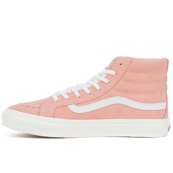 Vans Sk8 Hi Slim Shoes - Retro Sport Blossom Pink White - so-ldn