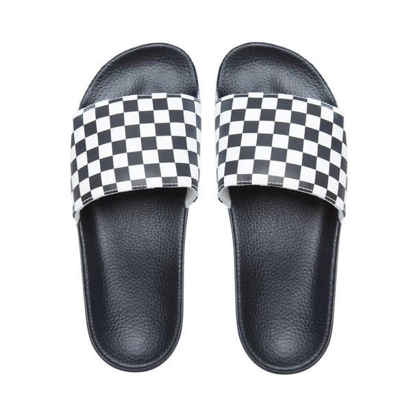 Vans checkerboard-slides - White - so-ldn