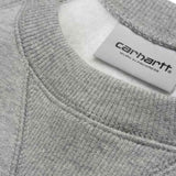 Carhartt WIP Chase Sweatshirt Jumper - Grey Heather - so-ldn