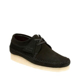 Clarks Originals Weaver Shoes - Black Suede - so-ldn
