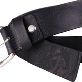 Diesel B-PROFILES - Leather Belt - Black - so-ldn