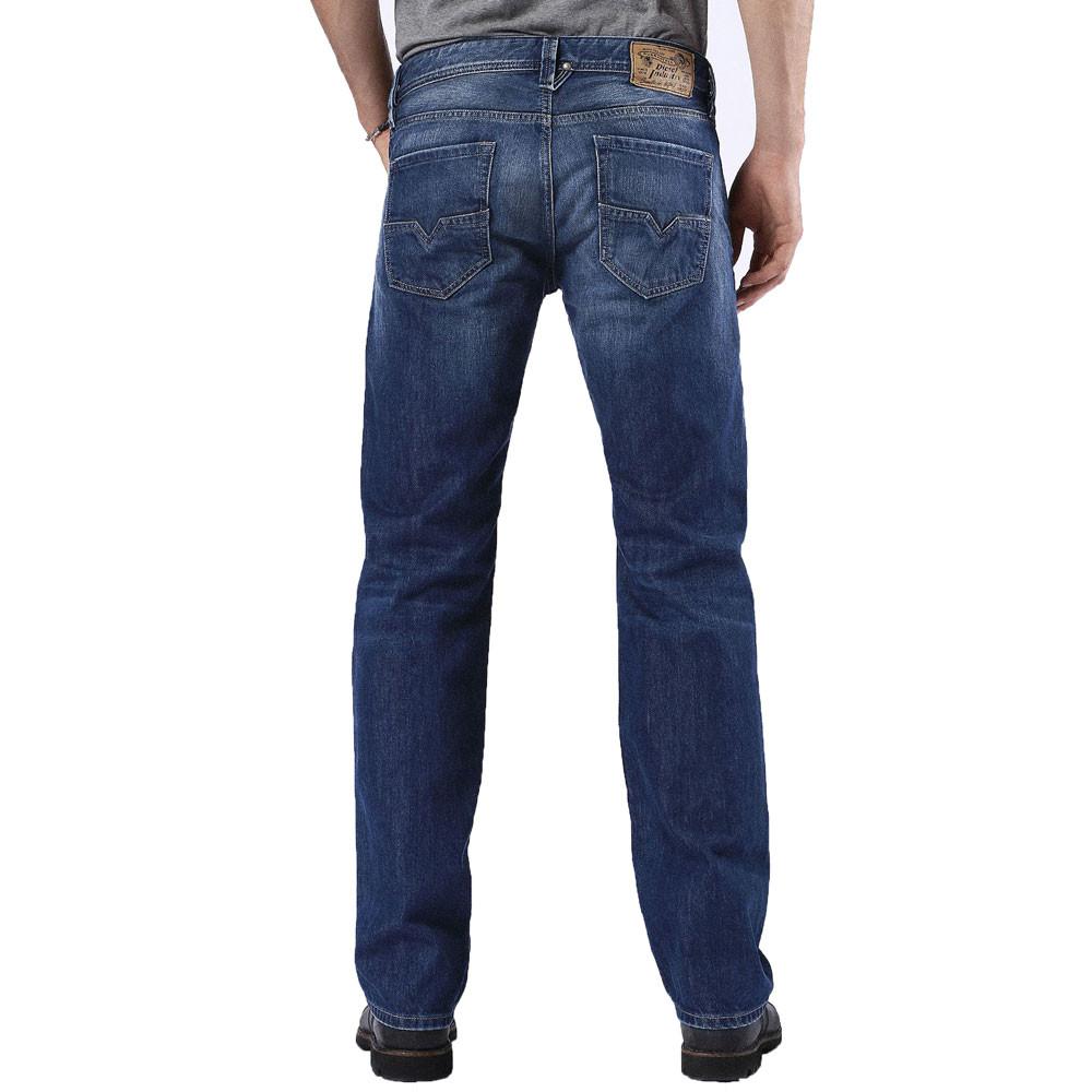 Diesel Heren Zatiny 008XR Bootcut Jeans Blauw