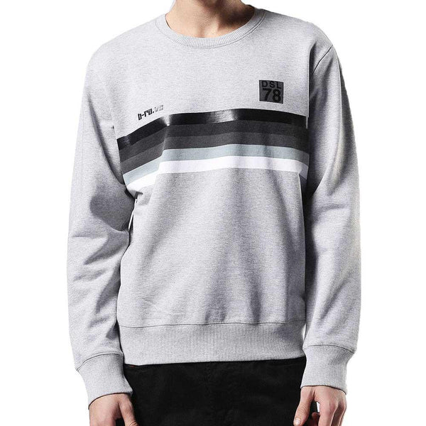 DIESEL S-joe-na cotton-jersey sweatshirt - Grey - so-ldn