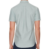 Farah Brewer Pine Green Short Sleeve Slim Fit Shirt - so-ldn