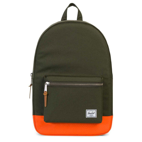 Herschel Supply co. Settlement Backpack Green / Orange - so-ldn