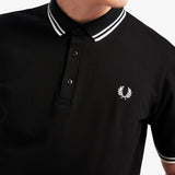 Fred Perry Made in Japan Pique Polo Shirt - 321 BLACK