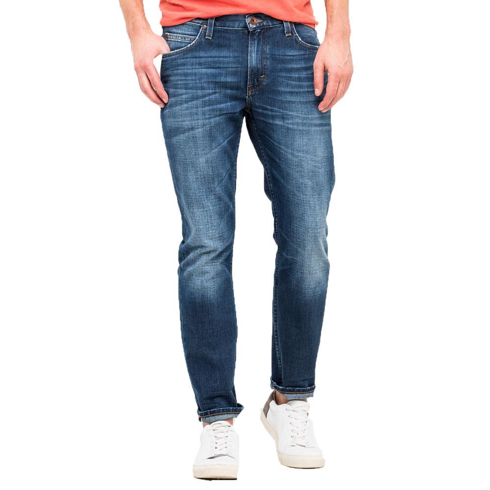 Lee Rider Slim Fit Denim Jeans - Favourite Blue - so-ldn