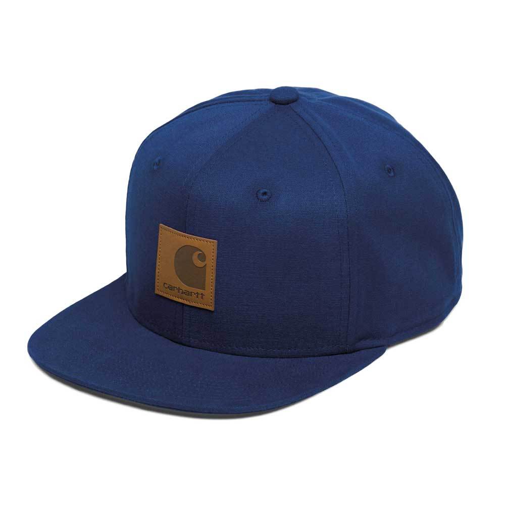 Carhartt WIP Logo Snapback Cap - Metro Blue - so-ldn