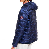 Superdry Mens Wave Quilt Hooded Jacket - Navy - so-ldn