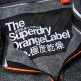 Superdry Orange Label Urban Zip Hoodie - Anvil Charcoal Grindle - so-ldn